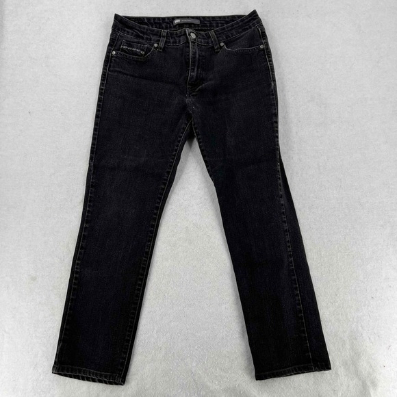 Levi's Women's Dark Wash Mid Rise Skinny Jean Black Size 31x32 - Picture 1 of 9
